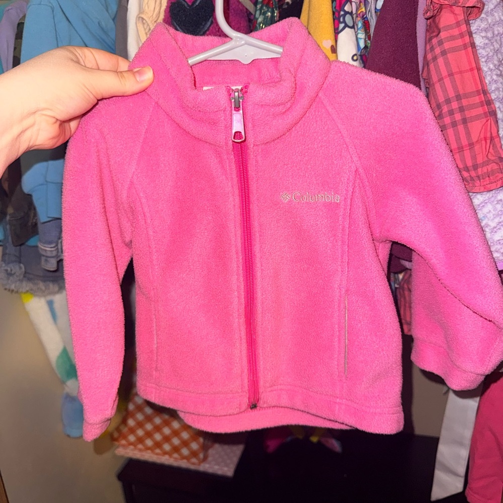 Columbia Vibrant Pink Fleece Jacket